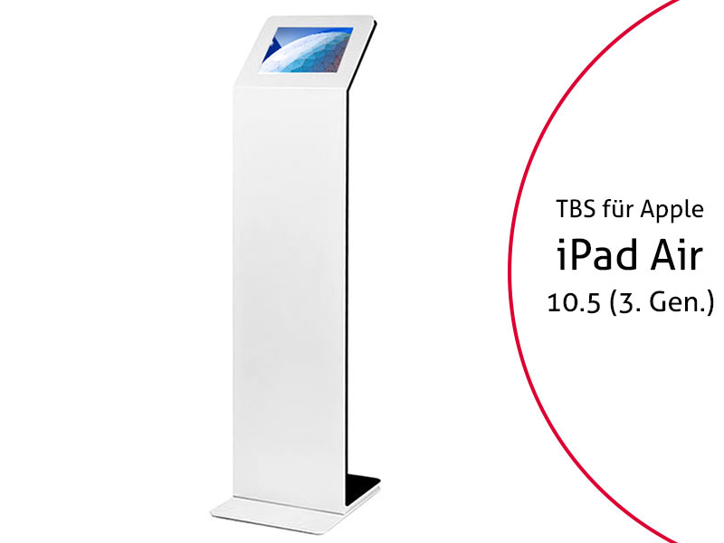 TabLines TBS080 Design St?nder quer mit Akku, Apple iPad Air 3 10.5 (2019) von TabLines