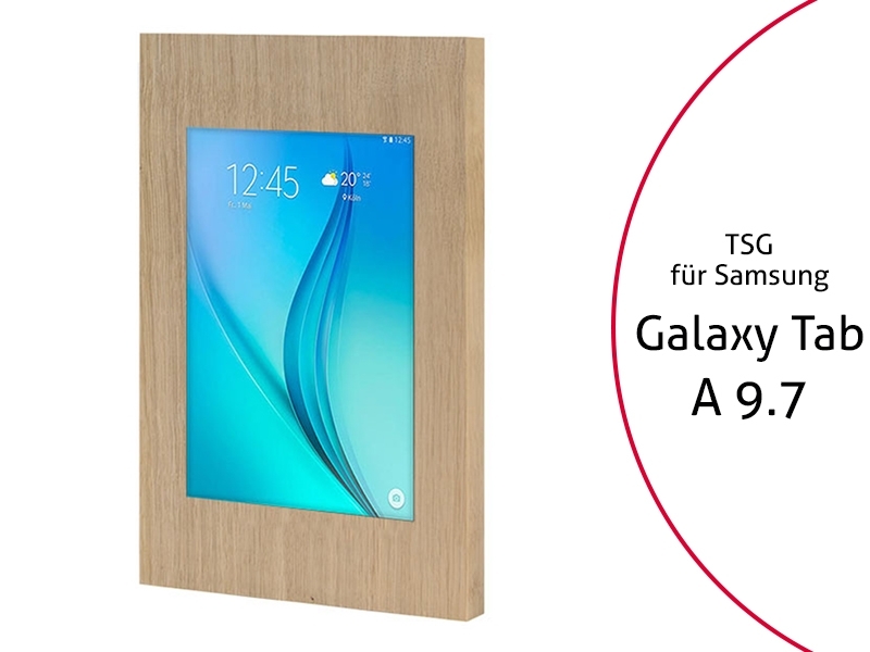 TabLines TSG020O Tablet Schutzgeh?use f?r Samsung Tab A 9.7, Holz Eiche von TabLines
