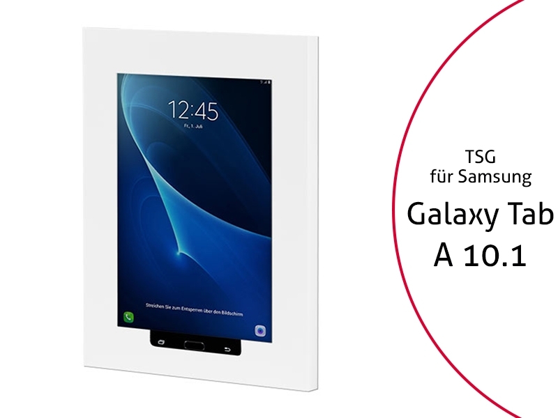 TabLines TSG051W Tablet Schutzgeh?use f?r Samsung Tab A 10.1 (2016), HB, wei? von TabLines