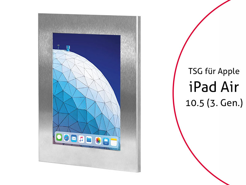 TabLines TSG061E Tablet Schutzgeh?use f?r Apple iPad Air 3 10.5 (2019), Edelstah... von TabLines