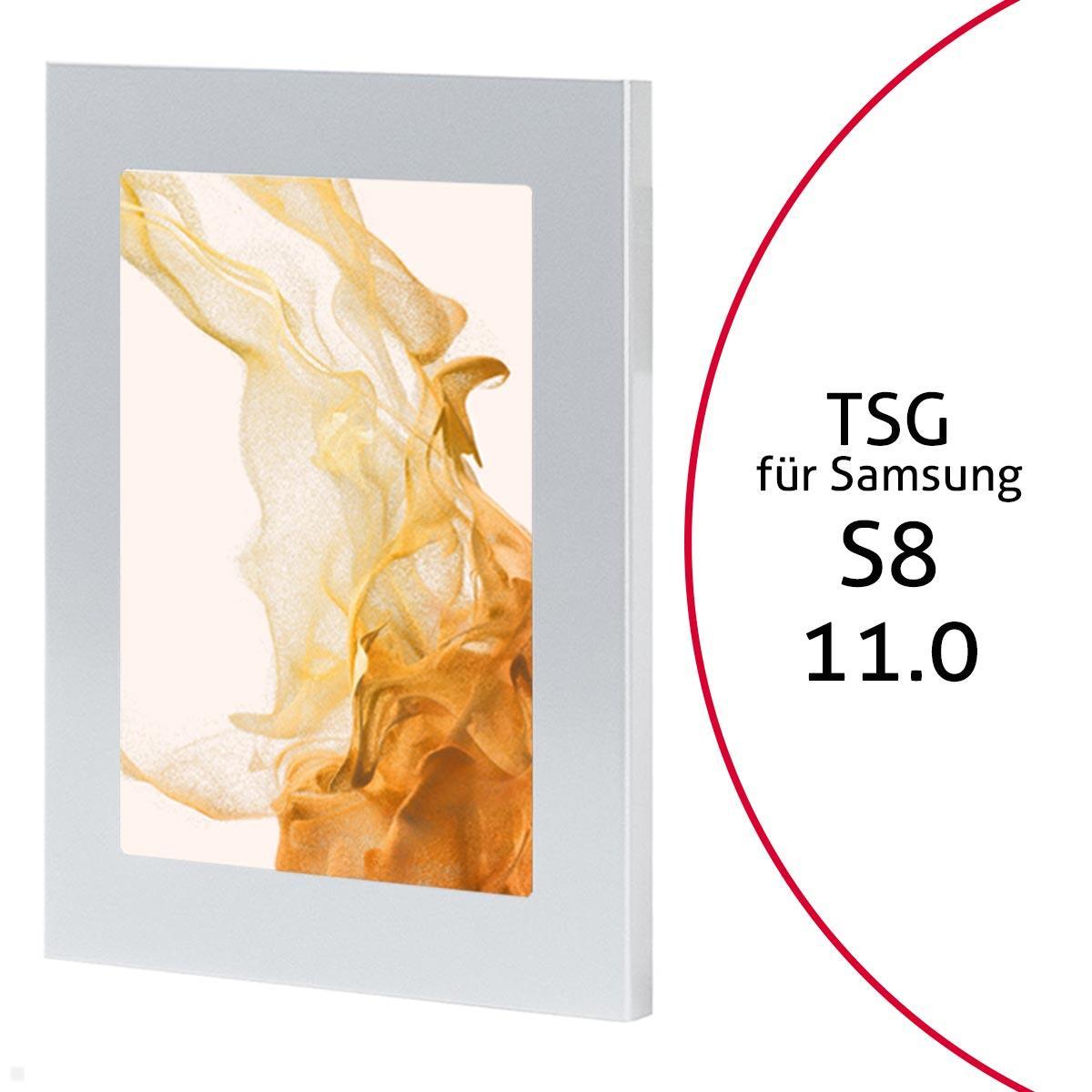 TabLines TSG089S Tablet Schutzgeh?use f?r Samsung Tab S8 11 Zoll, silber von TabLines