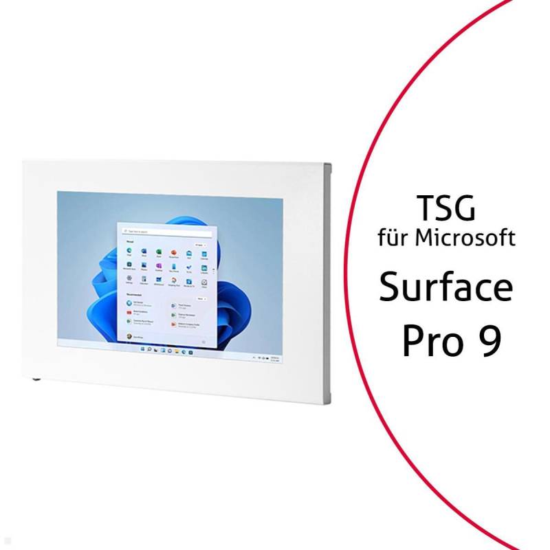 TabLines TSG098W Tablet Schutzgeh?use f?r Microsoft Surface Pro 9, wei? von TabLines