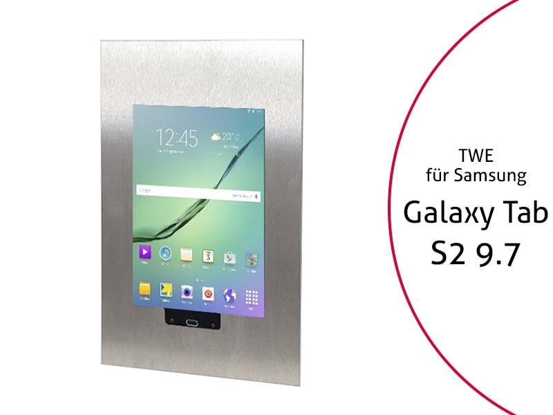 TabLines TWE017E Tablet Wandeinbau f?r Samsung Tab S2 9.7 HB, Edelstahl TabLines TWE017E Tablet Wandeinbau f?r Samsung Tab S2 9.7 HB, Edelstahl von TabLines
