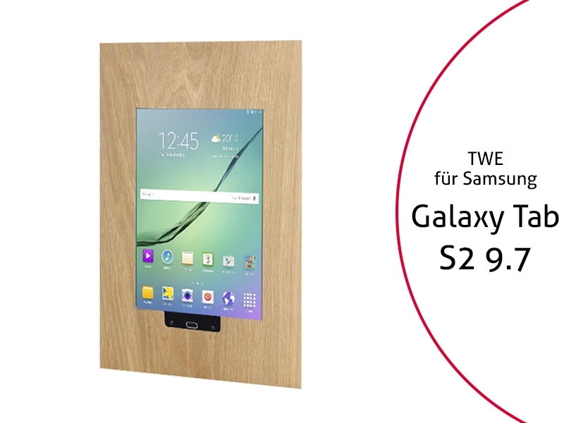 TabLines TWE017O Tablet Wandeinbau f?r Samsung Tab S2 9.7 HB, Eiche TabLines TWE017O Tablet Wandeinbau f?r Samsung Tab S2 9.7 HB, Eiche von TabLines