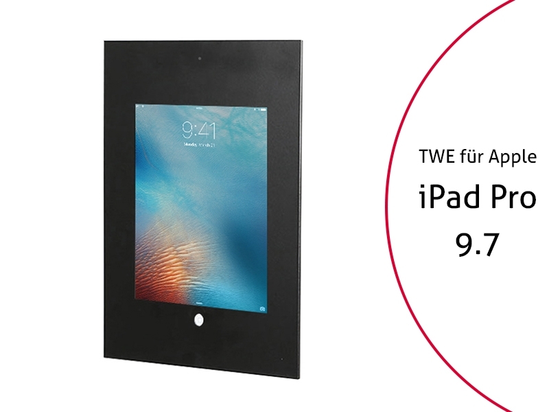 TabLines TWE024B Tablet Wandeinbau Apple iPad Pro 9.7, DS, HB von TabLines