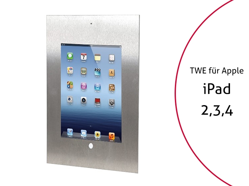 TabLines TWE027E Tablet Wandeinbau Apple iPad 2-3-4, DS, HB von TabLines