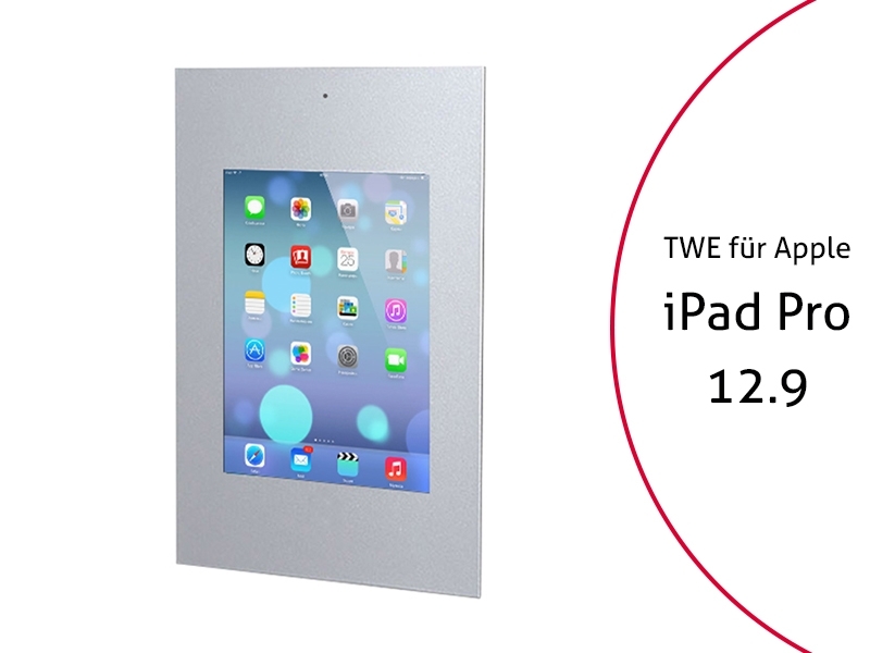 TabLines TWE033S Tablet Wandeinbau f?r Apple iPad Pro 12.9 (1./2. Gen.) DS, silb... von TabLines