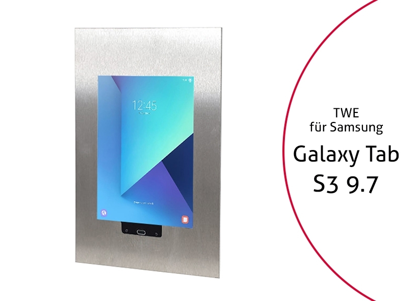 TabLines TWE039E Tablet Wandeinbau f?r Samsung Tab S3 9.7 HB, Edelstahl TabLines TWE039E Tablet Wandeinbau f?r Samsung Tab S3 9.7 HB, Edelstahl von TabLines