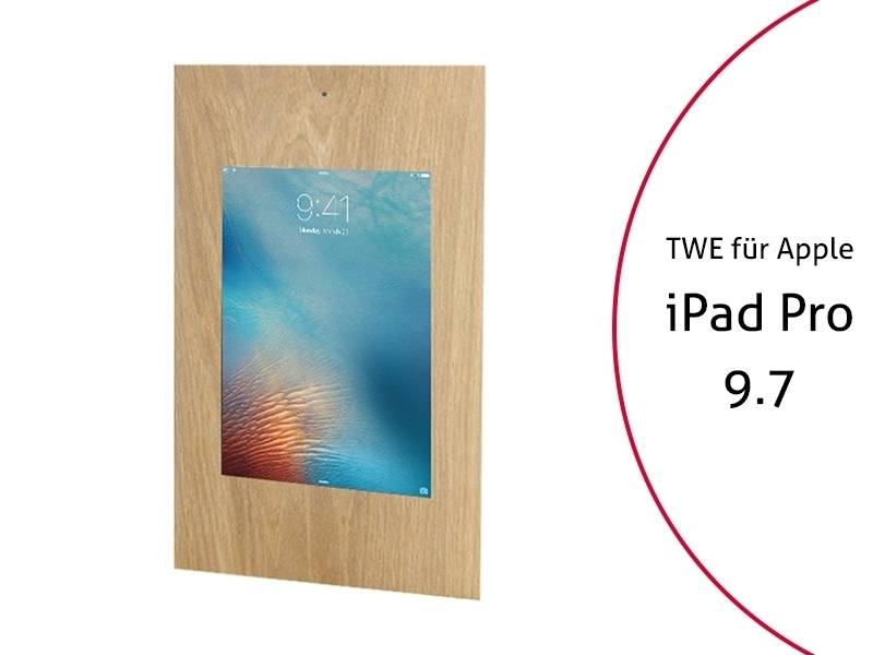 TabLines TWE046O Tablet Wandeinbau f?r Apple iPad Pro 9.7 - DS, Eiche von TabLines