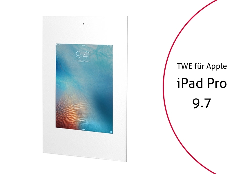 TabLines TWE046W Tablet Wandeinbau f?r Apple iPad Pro 9.7 - DS, wei? von TabLines
