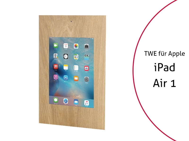 TabLines TWE053O Tablet Wandeinbau f?r Apple iPad Air 1 DS, Eiche TabLines TWE053O Tablet Wandeinbau f?r Apple iPad Air 1 DS, Eiche von TabLines