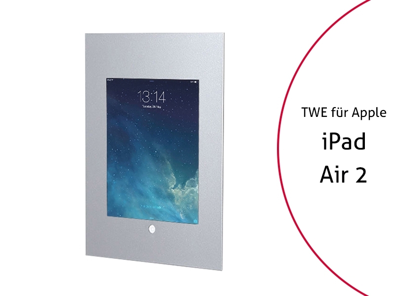 TabLines TWE054S Tablet Wandeinbau f?r Apple iPad Air 2 HB, silber von TabLines