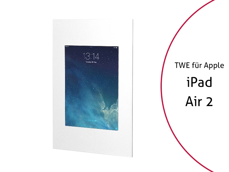 TabLines TWE056W Tablet Wandeinbau Apple iPad Air 2, wei? von TabLines
