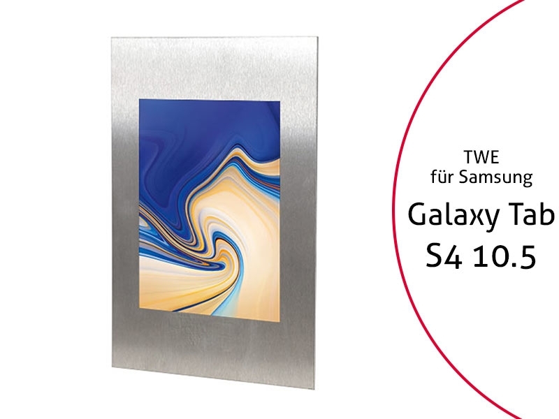TabLines TWE065E Tablet Wandeinbau f?r Samsung Tab S4 10.5, Edelstahl TabLines TWE065E Tablet Wandeinbau f?r Samsung Tab S4 10.5, Edelstahl von TabLines