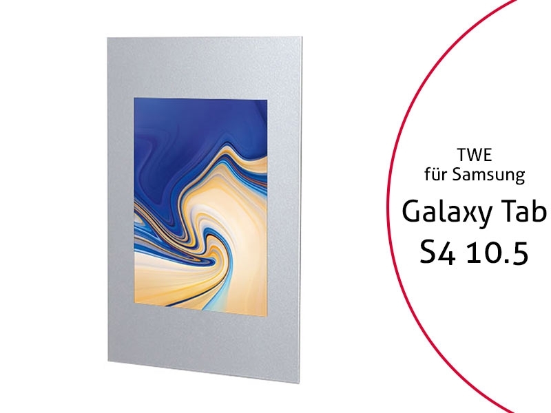 TabLines TWE065S Tablet Wandeinbau f?r Samsung Tab S4 10.5, silber von TabLines