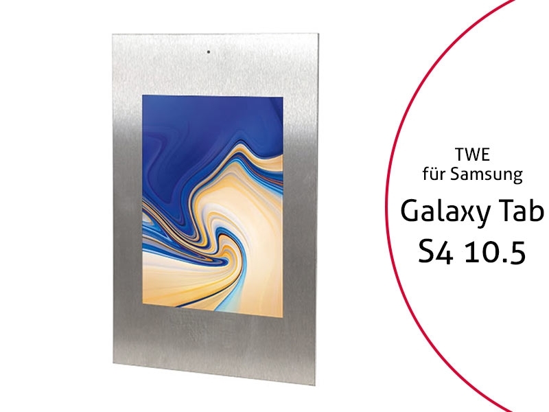 TabLines TWE066E Tablet Wandeinbau f?r Samsung Tab S4 10.5, DS, Edelstahl TabLines TWE066E Tablet Wandeinbau f?r Samsung Tab S4 10.5, DS, Edelstahl von TabLines