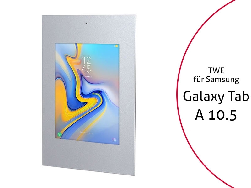 TabLines TWE068S Tablet Wandeinbau f?r Samsung Tab A 10.5, DS, silber TabLines TWE068S Tablet Wandeinbau f?r Samsung Tab A 10.5, DS, silber von TabLines