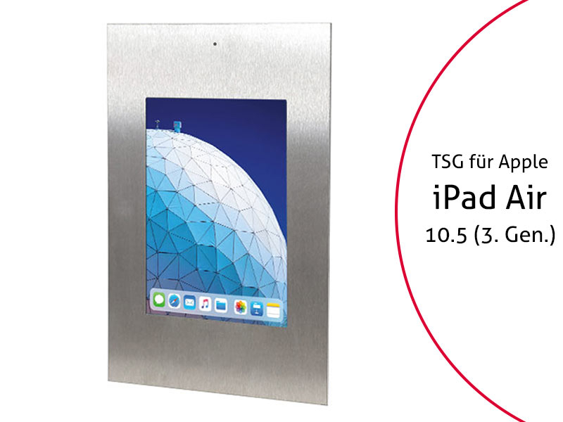 TabLines TWE075E Tablet Wandeinbau f?r Apple iPad Air 3 10.5 (2019), DS, Edelsta... von TabLines
