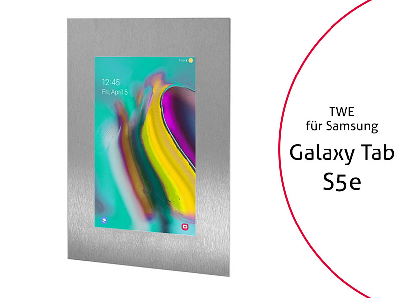 TabLines TWE085E Tablet Wandeinbau f?r Samsung Tab S5e, Edelstahl von TabLines