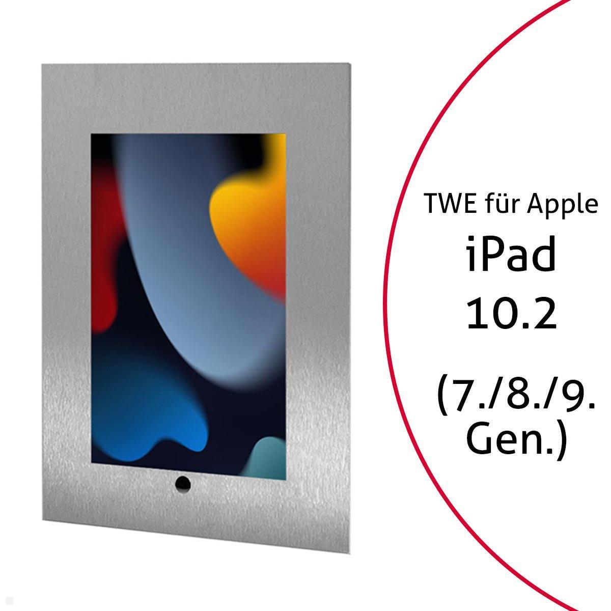 TabLines TWE089E Tablet Wandeinbau f?r Apple iPad 10.2 (7./8./9. Gen.), HB, Edel... von TabLines