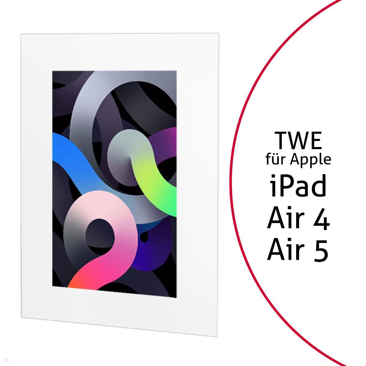 TabLines TWE091W Tablet Wandeinbau f?r Apple iPad Air 4 und 5, wei? von TabLines