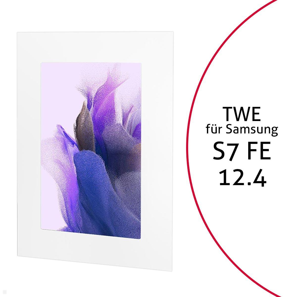 TabLines TWE102W Tablet Wandeinbau f?r Samsung Tab S7 FE 12.4, wei? TabLines TWE102W Tablet Wandeinbau f?r Samsung Tab S7 FE 12.4, wei? von TabLines