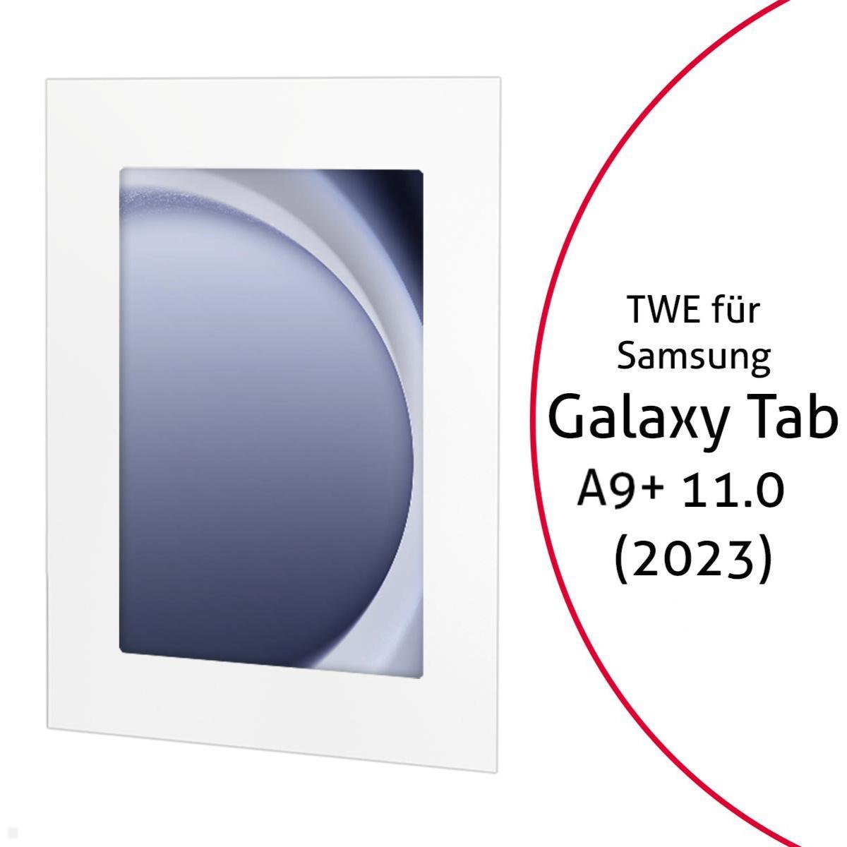 TabLines TWE114W Tablet Wandeinbau f?r Samsung Tab A9+ 11.0, wei? von TabLines