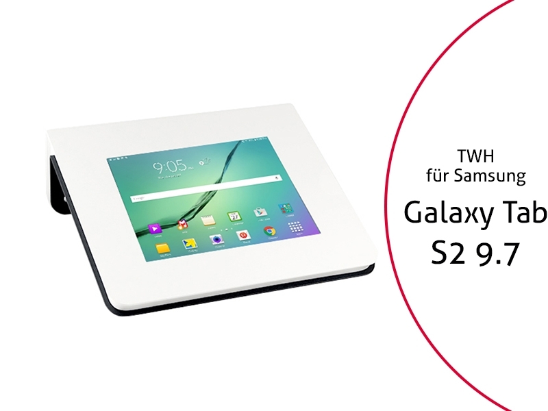 TabLines TWH009 Design Tablet Wandhalterung anschraubbar Samsung Galaxy Tab S2 9... von TabLines