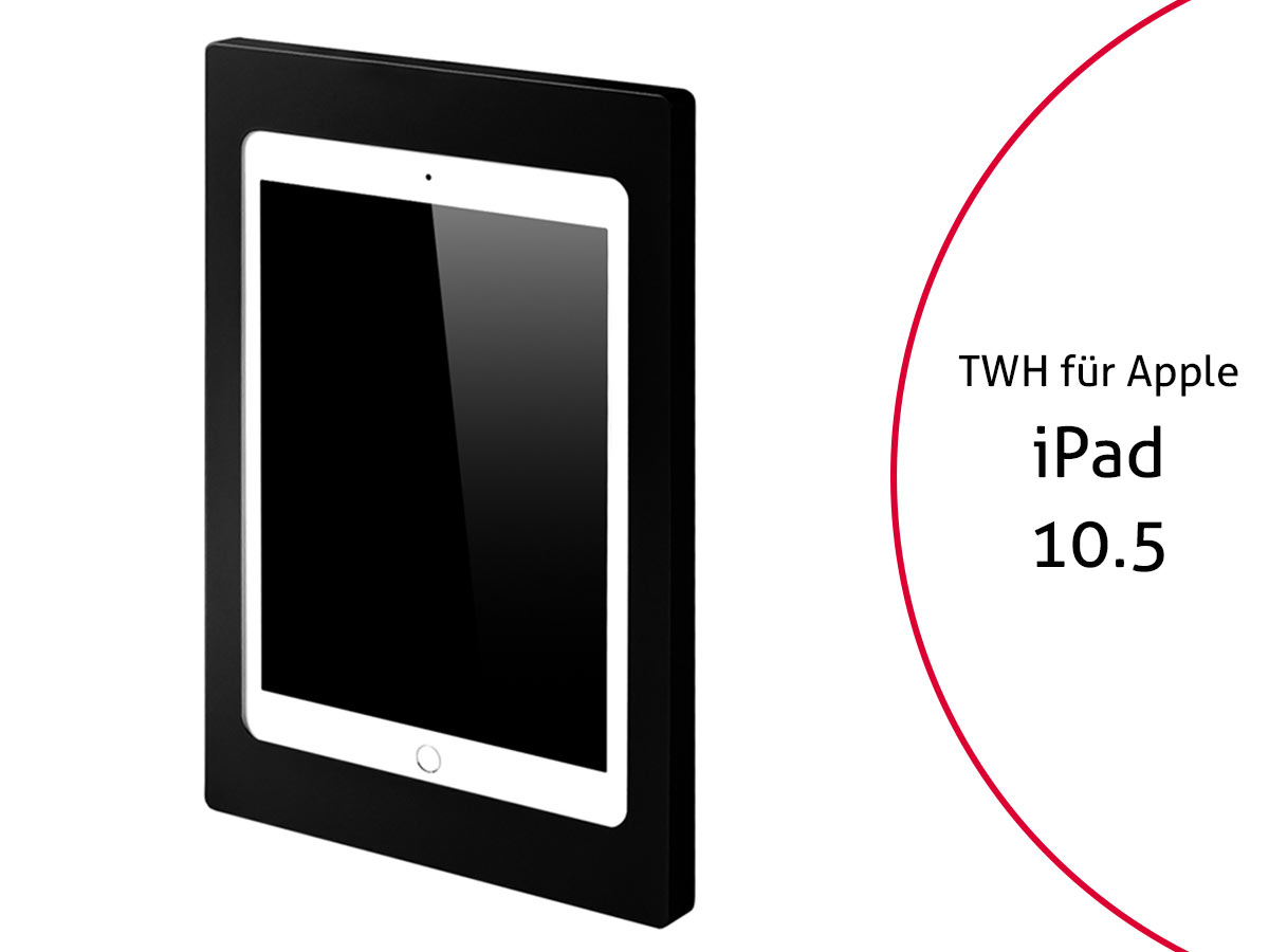 TabLines TWH021B iPad Wandhalterung f?r Apple iPad 10.5 Zoll, schwarz von TabLines