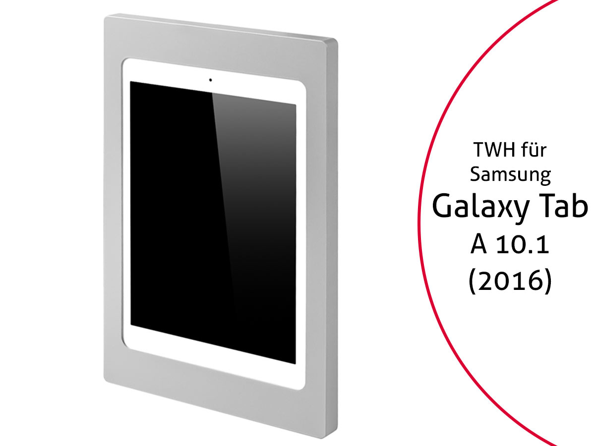 TabLines TWH023S Tablet Wandhalterung f?r Samsung Tab A 10.1 (2016), silber von TabLines