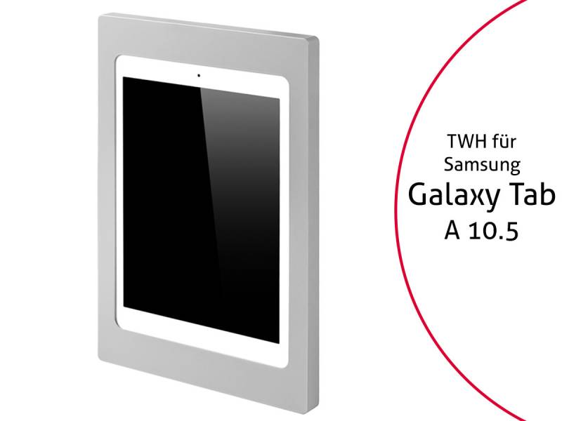 TabLines TWH024S Tablet Wandhalterung f?r Samsung Galaxy Tab A 10.5, silber von TabLines