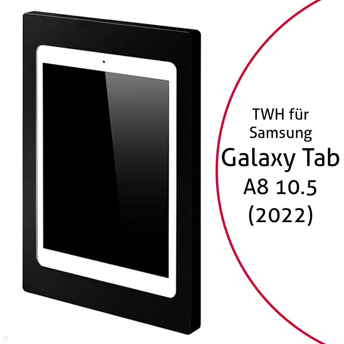 TabLines TWH036B Tablet Wandhalterung f?r Samsung Tab A8 10.5 (2022), schwarz von TabLines