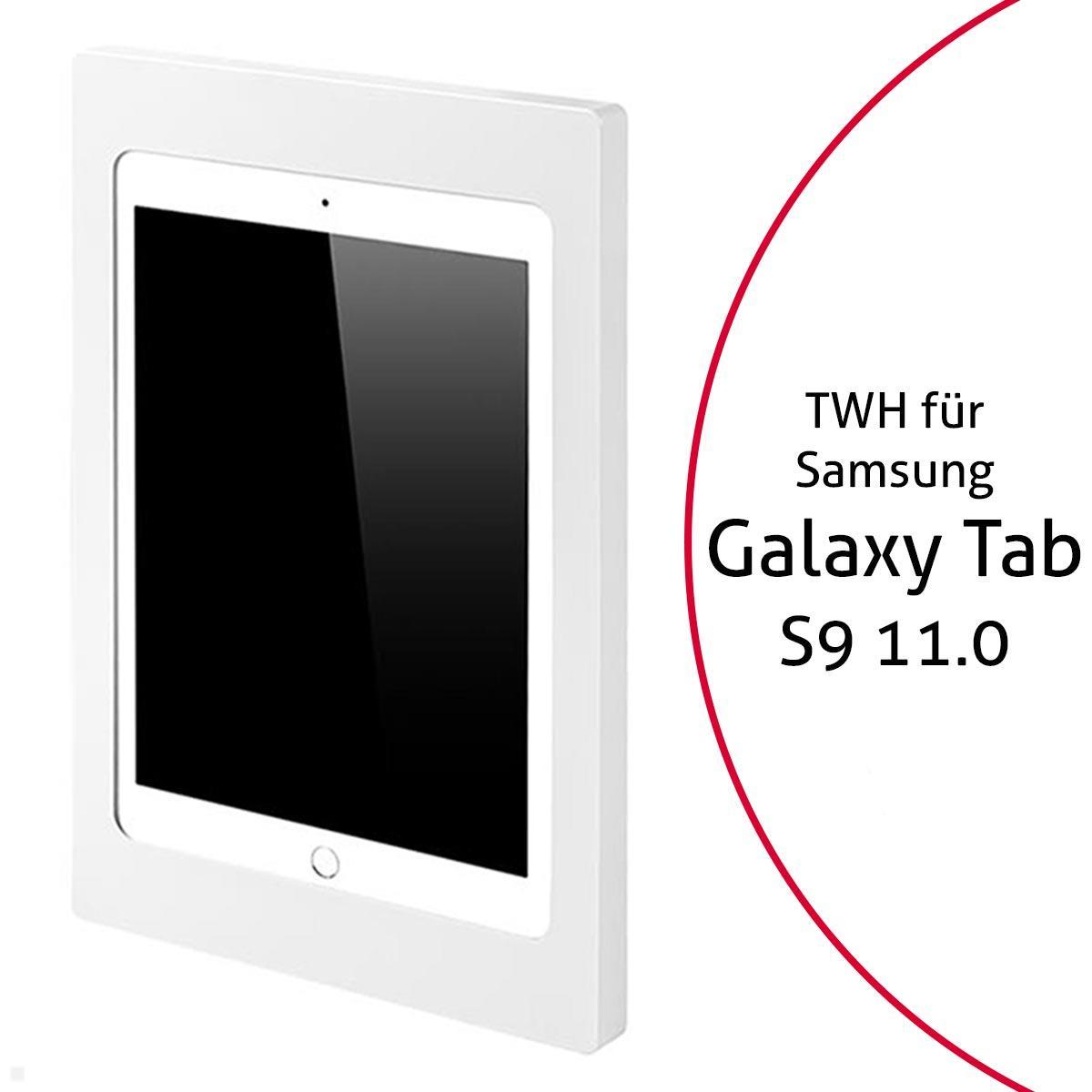 TabLines TWH049W Tablet Wandhalterung f?r Samsung Tab S9 11.0, wei? von TabLines