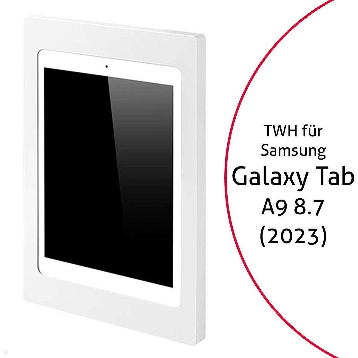 TabLines TWH054W Tablet Wandhalterung f?r Samsung Tab A9 8.7, wei? von TabLines