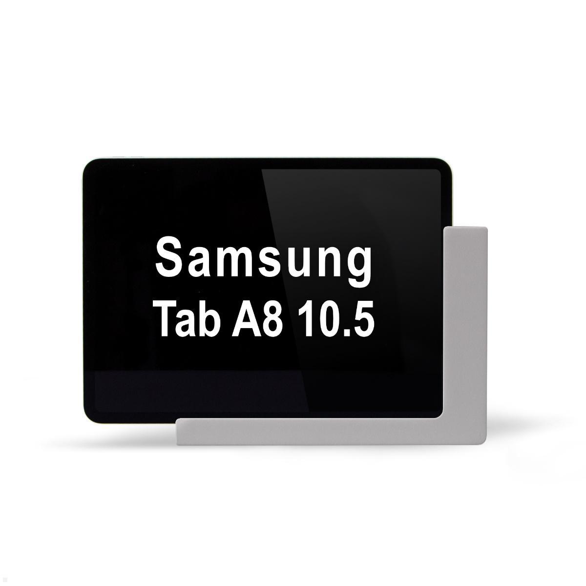 TabLines TWP018S Wandhalterung f?r Samsung Tab A8 10.5 (2022), silber von TabLines