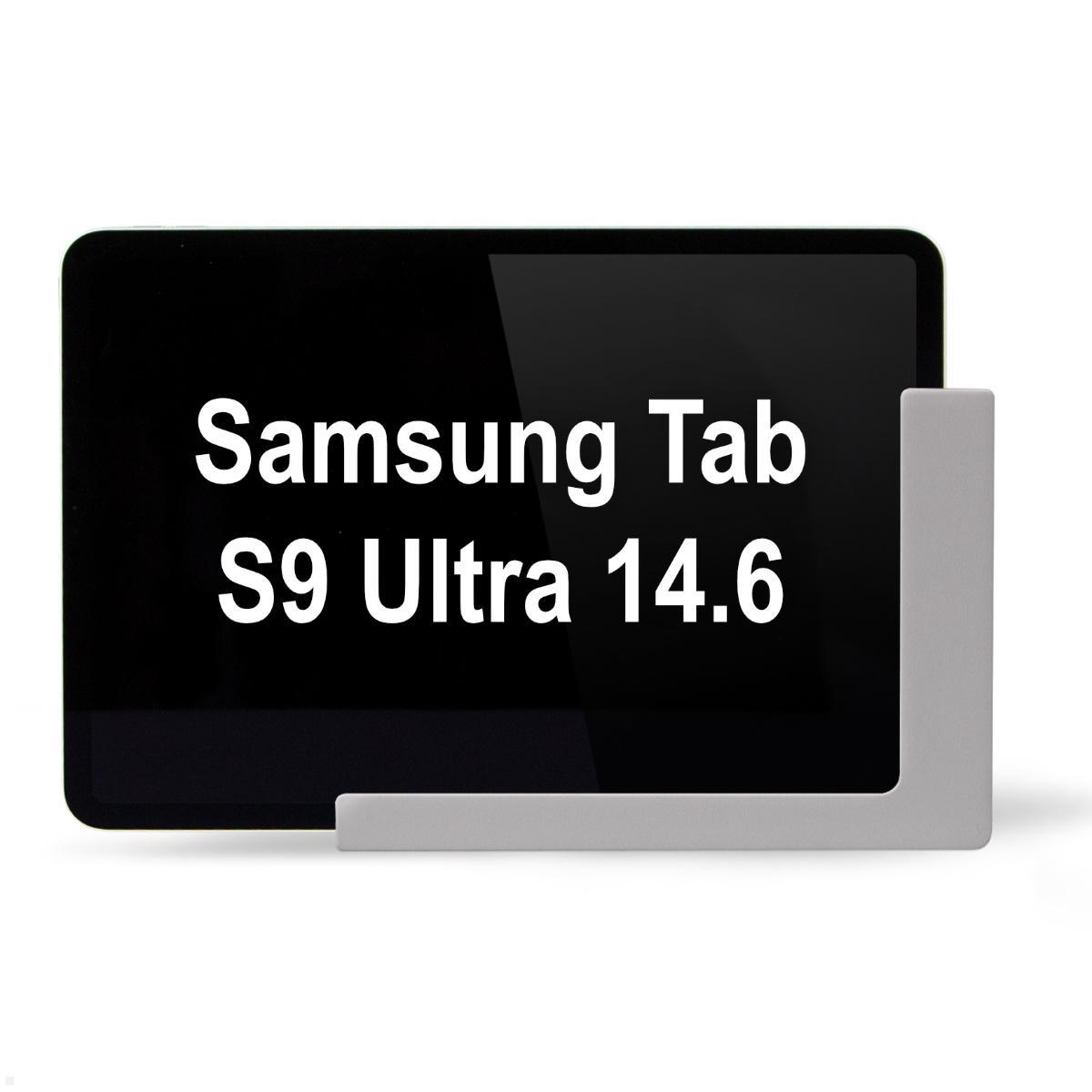 TabLines TWP031S Wandhalterung f?r Samsung Tab S9 Ultra 14.6, silber von TabLines