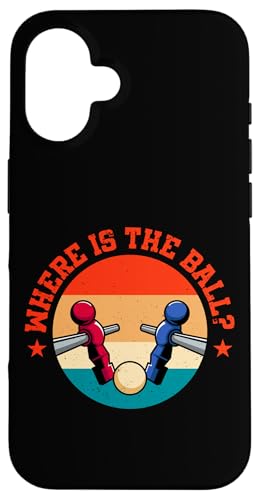 Wo ist der Ball? Hülle für iPhone 16 Wo ist der Ball? Hülle für iPhone 16 von Table Football Foosball Player Jokes Gifts Fun