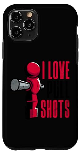 I Love Pull Shots Lustiger Kicker Hülle für iPhone 11 Pro von Table Football Foosball Soccer Funny Joke