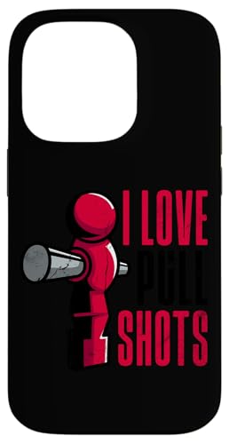 I Love Pull Shots Lustiger Kicker Hülle für iPhone 14 Pro von Table Football Foosball Soccer Funny Joke