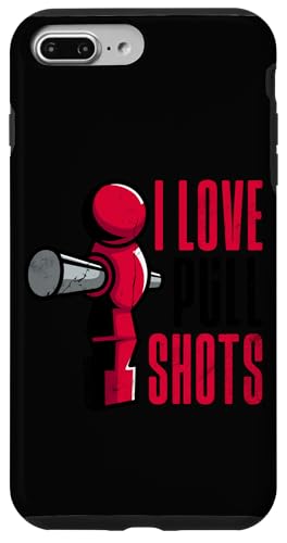 I Love Pull Shots Lustiger Kicker Hülle für iPhone 7 Plus/8 Plus von Table Football Foosball Soccer Funny Joke