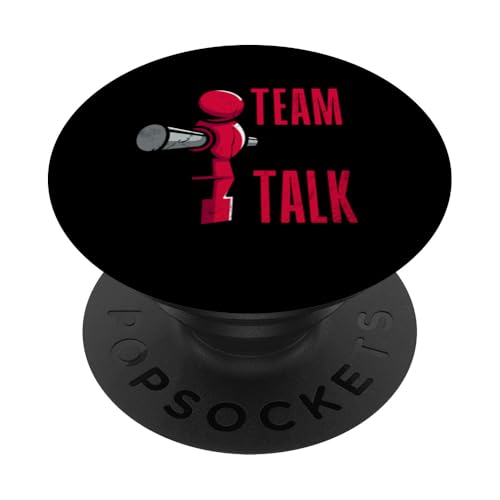 Team Trash Talk Fußballspieler PopSockets Klebender PopGrip von Table Football Foosball Soccer Funny Joke