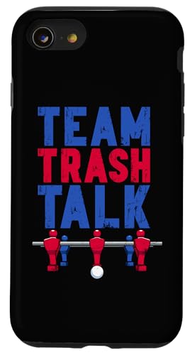 Team Trash Talk Hülle für iPhone SE (2020) / 7 / 8 von Table Football Foosball Soccer Funny Joke