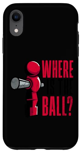 Wo ist der Ball Hülle für iPhone XR Wo ist der Ball Hülle für iPhone XR von Table Football Foosball Soccer Funny Joke