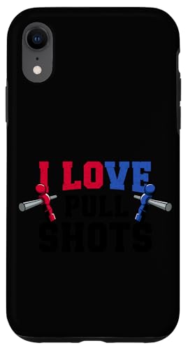 Ich liebe Pull Shots Hülle für iPhone XR Ich liebe Pull Shots Hülle für iPhone XR von Table Football Funny Foosball Joke