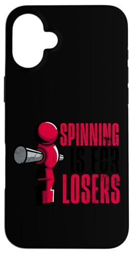 Spining ist für Verlierer Hülle für iPhone 16 Plus Spining ist für Verlierer Hülle für iPhone 16 Plus von Table Football Funny Foosball Joke