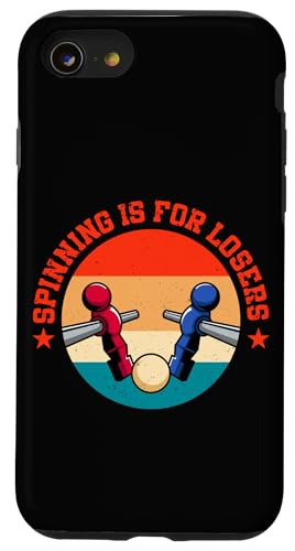 Spining ist für Verlierer Hülle für iPhone SE (2020) / 7 / 8 von Table Football Funny Foosball Joke