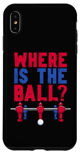 Wo ist der Ball? Hülle für iPhone XS Max Wo ist der Ball? Hülle für iPhone XS Max von Table Football Funny Foosball Joke