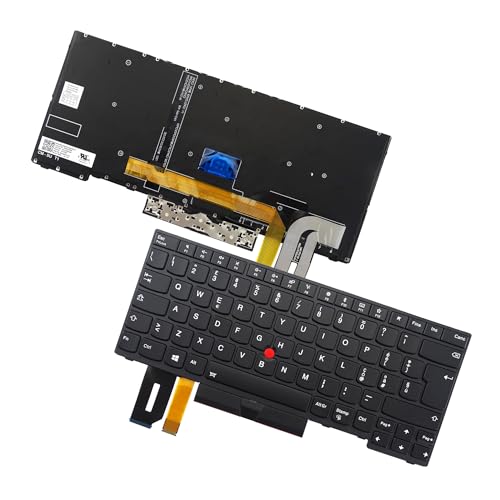 Ersatz-Tastatur mit Hintergrundbeleuchtung für Lenovo ThinkPad E480 E485 T480S T490 T495 L380 L390 L480 E490 E495 R480 R490 S2 3. Generation S2 4. Generation (Italienisch/Italienisch von Table-King