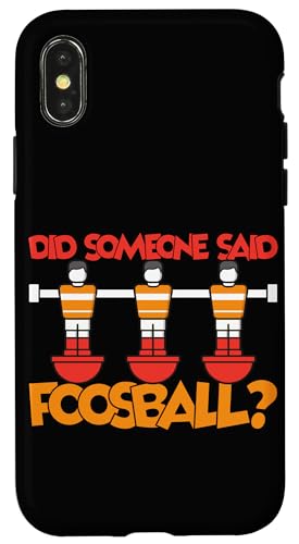 Hat jemand Foosball gesagt? Hülle für iPhone X/XS Hat jemand Foosball gesagt? Hülle für iPhone X/XS von Table Player Funny Foosball Sayings
