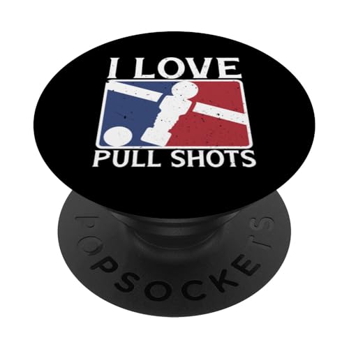 I Love Pull Shots Lustiger Foosball PopSockets Klebender PopGrip I Love Pull Shots Lustiger Foosball PopSockets Klebender PopGrip von Table Player Funny Foosball Sayings